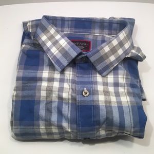 Untuckit Shirts - Men’s Untuckit Plaid Button Down Shirt Untuckit Shirts - Men’s Untuckit Plaid Button Down Shirt